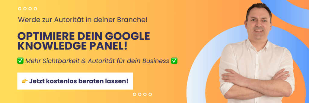 Banner: Angebot Knowledge Panel optimieren