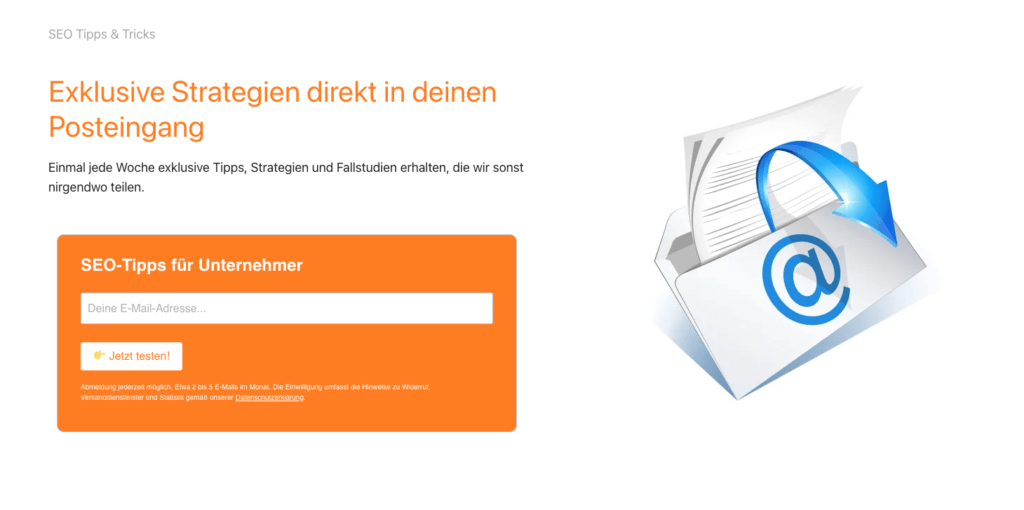 Was ist eine Squeeze-Page?